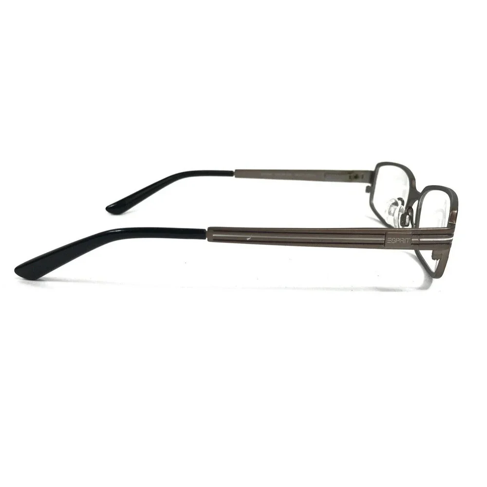 Esprit Eyeglasses Frames ET9399 535 Brown Rectangle Full Rim 50-17-130